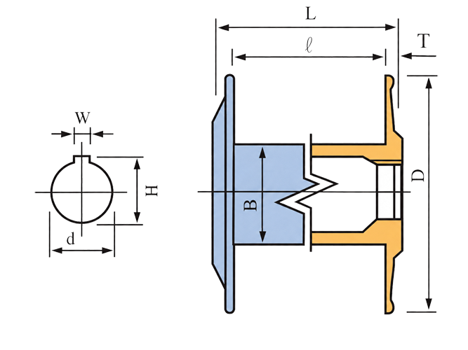 Beam Dimension Drawing
